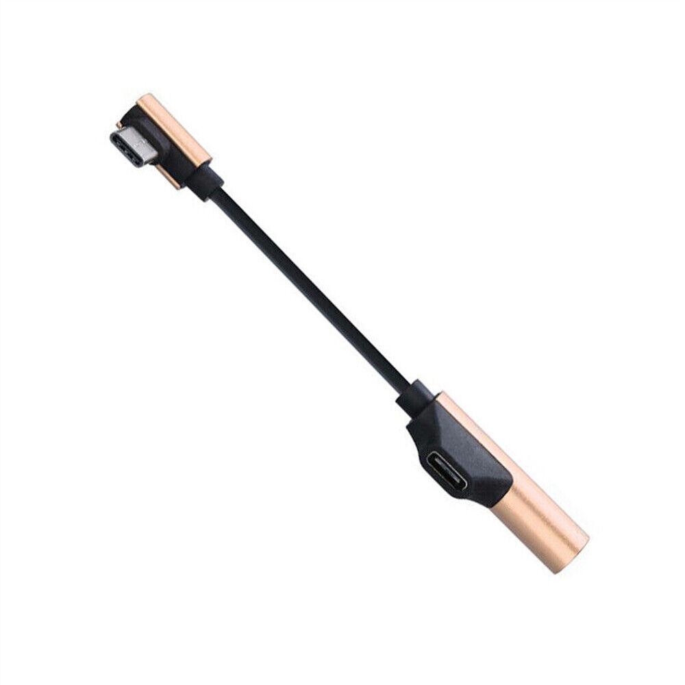 2in1 Type C to 3.5mm Charger Headphone AUX Audio Jack USB C Cable Adapter Charge - Image 5