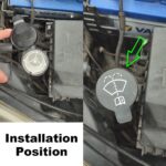 2pc Car Windshield Wiper Washer Fluid Reservoir Tank Bottle Pot Cap Lid Cover - Image 7