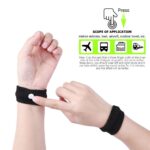 2pcs Anti Nausea Travel Sickness Band Pair Motion Sea Plane Car Sick Wristband - Image 2