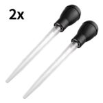 2pcs Turkey Baster Oil Pipe Chicken Baster Fresh BBQ Food Syringe Suck Pump - Image 3