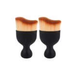 2x Car Interior Cleaning Soft Bristle Brush Instrument Panel Crevice Dust Clean