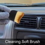 2x Car Interior Cleaning Soft Bristle Brush Instrument Panel Crevice Dust Clean - Image 6
