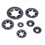 340PC For Starlock Washers Push On Lock Star Nut Fastener Clips Lock M3 M4 M5 M6 - Image 7