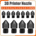 3D Steel Nozzle Printer Hardened 0.2/0.4mm Opening For MK7 MK8 Ender 3 CR10 NEW