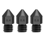 3D Steel Nozzle Printer Hardened 0.2/0.4mm Opening For MK7 MK8 Ender 3 CR10 NEW - Image 3