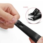 3Pcs Manicure Nail Cutter Steel Nail Clipper Cutter Toenail Trimmer Buffer Block - Image 6