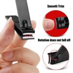 3Pcs Manicure Nail Cutter Steel Nail Clipper Cutter Toenail Trimmer Buffer Block - Image 3