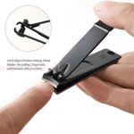 3Pcs Manicure Nail Cutter Steel Nail Clipper Cutter Toenail Trimmer Buffer Block - Image 5