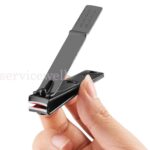 3Pcs Manicure Nail Cutter Steel Nail Clipper Cutter Toenail Trimmer Buffer Block - Image 7