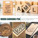 3/6PC DIY Project Easy Use Chemical Wood Burning Pen Scorch Marker Wood Painting - Image 3