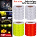 3 Meters Wide Roll Strip High Reflective Tape Hex Hi Vis Safety Gate Bicycle Car