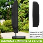 3 Sizes Heavy Duty Parasol Banana Umbrella Cover Cantilever Outdoor Patio Shield