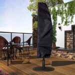 3 Sizes Heavy Duty Parasol Banana Umbrella Cover Cantilever Outdoor Patio Shield - Image 6