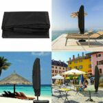 3 Sizes Heavy Duty Parasol Banana Umbrella Cover Cantilever Outdoor Patio Shield - Image 3