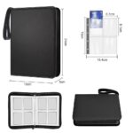 400 Card Holder Pockets Storage Bag 400 Cards Holder Capacity Album Collector AU - Image 2