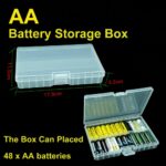 48 Grid Clear Plastic AA AAA Battery Box Storage Case Cover Batteries Holder AU - Image 6