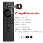 4K Remote Control Replacement TV Control with Voice for Amazon Fire TV Stick - Image 3