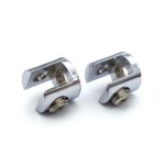 4-12x Glass Shelf Support Clamp Brackets Clip Chrome Shelves Clip Tool 6-8mm - Image 2