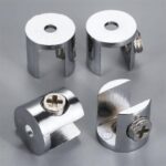 4-12x Glass Shelf Support Clamp Brackets Clip Chrome Shelves Clip Tool 6-8mm - Image 4