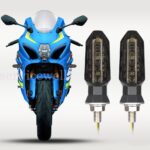 4 x Motorcycle Indicators Bike LED Turn Signal Light Blinkers Amber Universal AU - Image 3