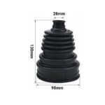4pcs CV Drive Shaft Boot Kit/Universal Round Clamp Replacement Set HOT - Image 2