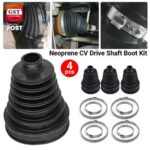 4pcs CV Drive Shaft Boot Kit/Universal Round Clamp Replacement Set HOT