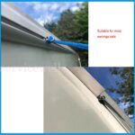 4x AWNING RAIL STOPPERS Caravan Motorhome Campervan STAINLESS STEEL multipurpose - Image 6