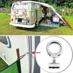 4x AWNING RAIL STOPPERS Caravan Motorhome Campervan STAINLESS STEEL multipurpose - Image 3