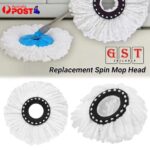 4x Magic Home Floor Cleaning Replacement Spin Mop Head Microfibre For 360°Spin