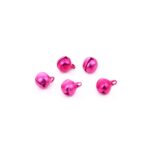 50pcs jingle bells aluminium beads 8mm christmas decoration mixed colours charms - Image 3