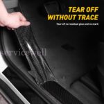 5D 10cm*3meter Gloss Black Carbon Fibre Fiber Vinyl Car Wrap Air Release Film - Image 7