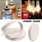 5M Flat Cotton Oil Lamp Lantern Wick 20mm For Kerosene Burner Lighting AU
