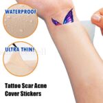5PCS Tattoo Scar Acne Cover Cover Up Sticker Birthmark Waterproof Hide Tape - Image 6