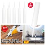 5/10PCS Reusable Fillable Empty Caulk Tubes For Home Supplies