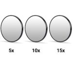 5/10/15X Magnifying Makeup Mirror Cosmetic Beauty Compact Shaving Round Suction - Image 6