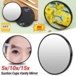 5/10/15X Magnifying Makeup Mirror Cosmetic Beauty Compact Shaving Round Suction