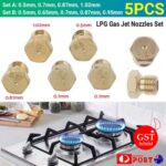 LPG Gas Jet Set Burner Gas Hob LPG Conversion Kit Nozzles Propane Injector