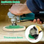 5/10x 4/5Inch Wool Felt Polishing Wheel Pad Buffing Polishing Disc ForRotaryTool - Image 4