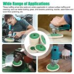 5/10x 4/5Inch Wool Felt Polishing Wheel Pad Buffing Polishing Disc ForRotaryTool - Image 2
