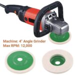 5/10x 4/5Inch Wool Felt Polishing Wheel Pad Buffing Polishing Disc ForRotaryTool - Image 7