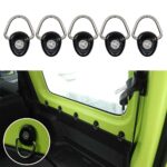 5-PACK Metal Tie-Down Anchors D-Ring Buckle Cargo Net For Suzuki Jimny 2019-2022 - Image 5