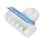 5 Racks Suction Cup Dust-proof Toothbrush Holder Bathroom Wall Storage Hook - Image 2