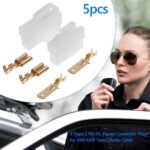 5 Sets Radio DC Power Connector Plug T-Type 2 Pin Male Female Wiring Adapter AU - Image 3