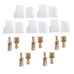 5 Sets Radio DC Power Connector Plug T-Type 2 Pin Male Female Wiring Adapter AU - Image 5