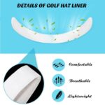 60 Pack Hat Sweat Guard Bands Liner Protector Cap Sizing Tape Size Reducer - Image 5