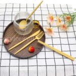 6PCS Travel Cutlery Set Portable Reusable Spoon Fork Chopsticks Box Tableware AU - Image 3