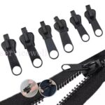 6PCS Universal Zippers Head Repair Kit Replacement Instant Zip Slider Zipper Fix - Image 7