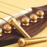 6Pcs Acoustic Guitar Brass Bridge Pins Brass Cone String Dot Solid String Nails - Image 6