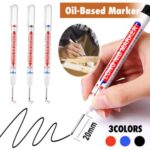 6Pcs Long Head Deep Hole Long Nosed Marker Multifunction Marker Deep Drill Hol