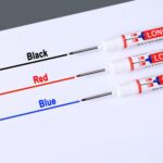 6Pcs Long Head Deep Hole Long Nosed Marker Multifunction Marker Deep Drill Hol - Image 5